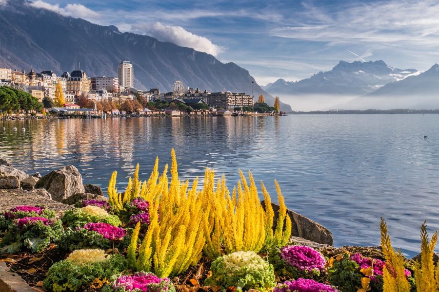 The centre of the Swiss Riviera