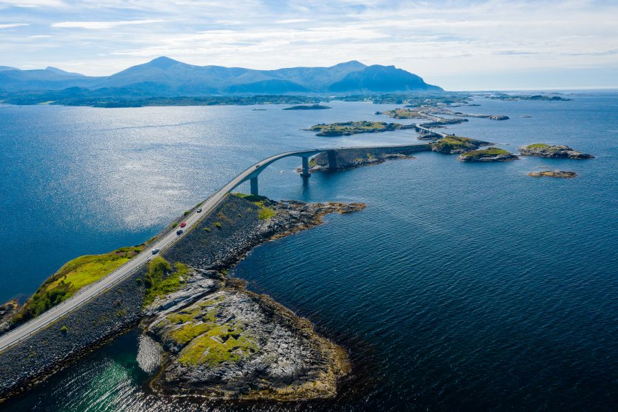 A beautiful drive across islands and bridges