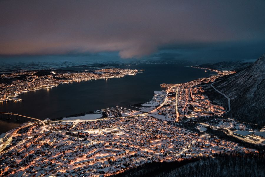 The city beyond the Arctic Circle