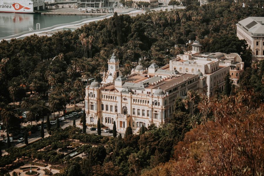 You can also see this magnificent building in the park
