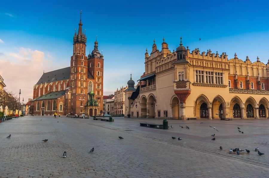 One of the most beautiful old towns is in Krakow