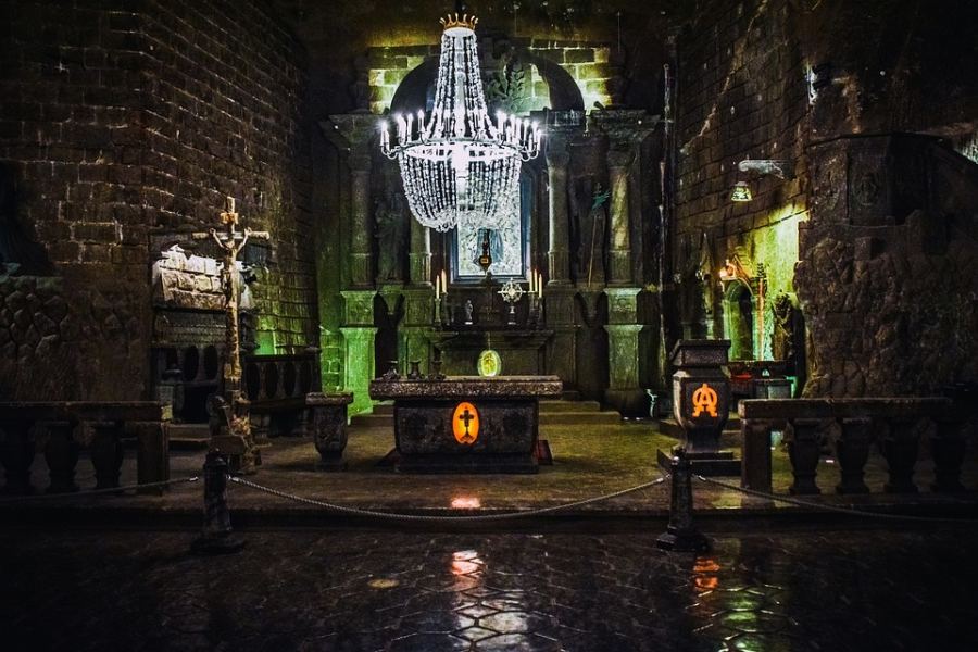 The oldest salt mine in Poland