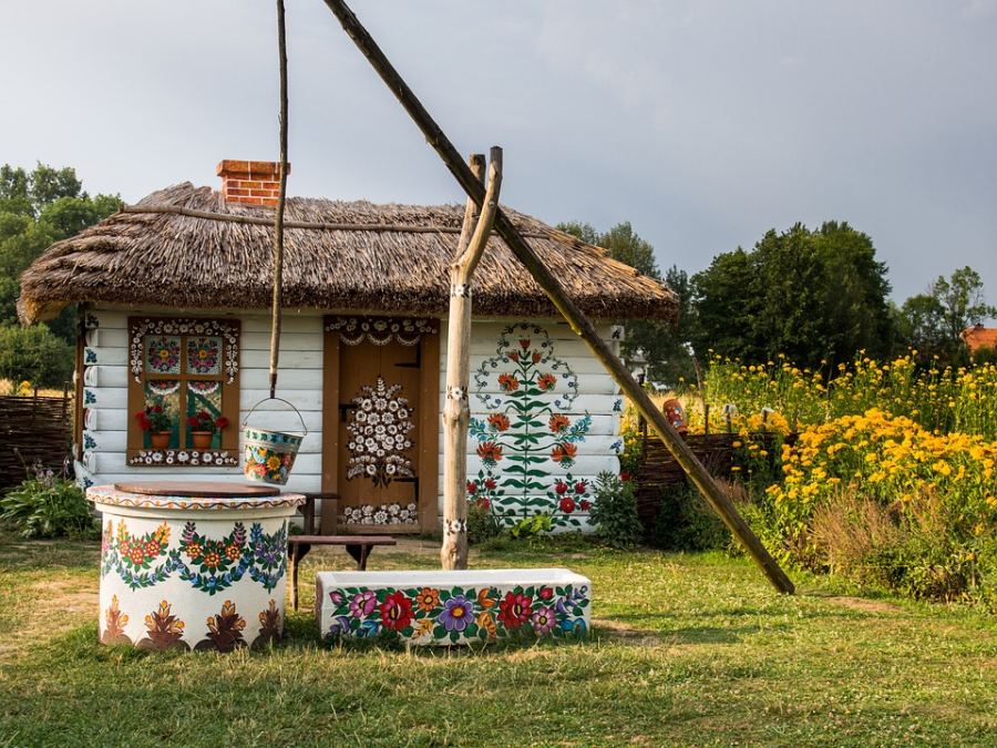 Folk art villages in Poland