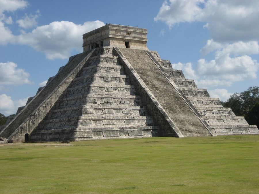 The pyramid temple is the main tourist destination on the Maya Riviera