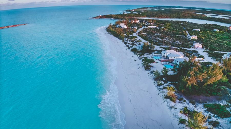 Beautiful beach on the Reach