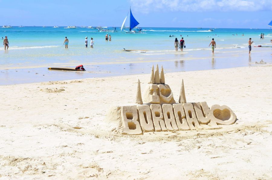 The island of Boracay is very popular