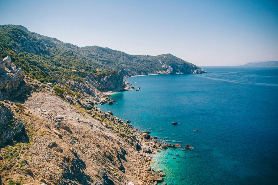 View of the sea