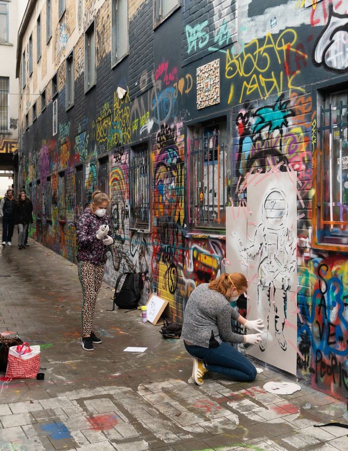 New works are constantly appearing on the street