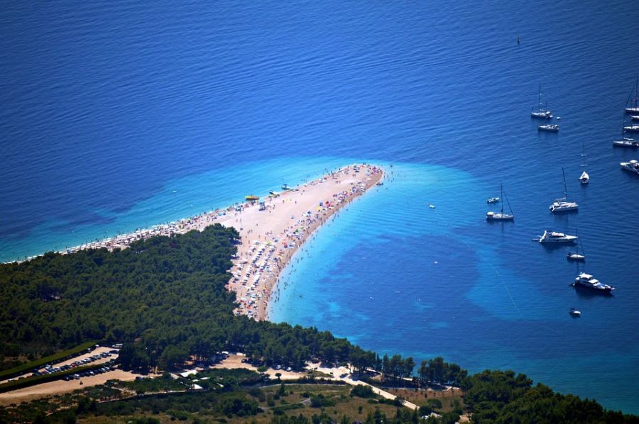 One of Croatia's most beautiful beaches is on the island of Brac