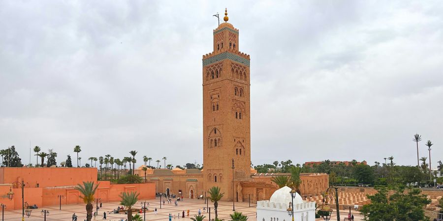 The minaret is visible from many places
