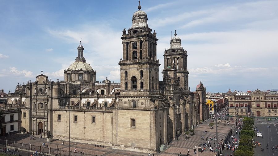 The site of the former Aztec capital