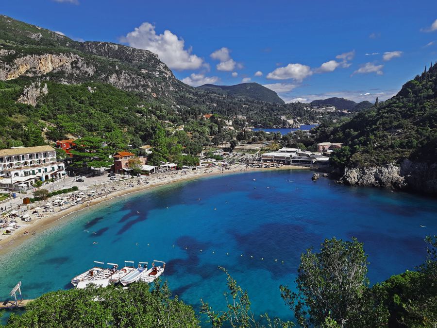 One of Corfu's most beautiful beaches is here