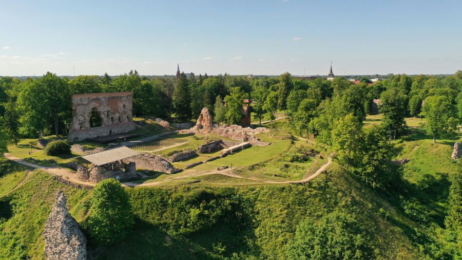 The castle was built by the Teutonic Knights