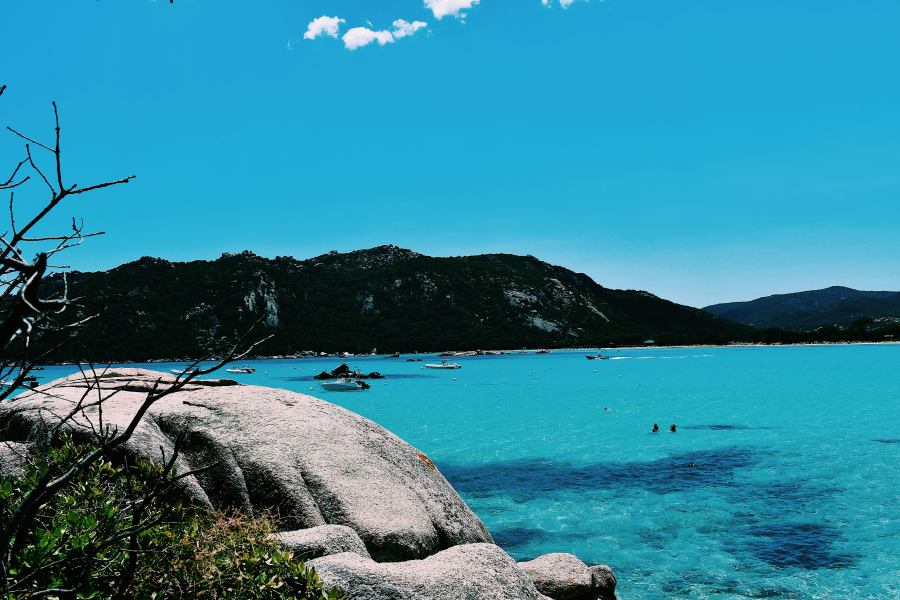 The water here has a wonderful color