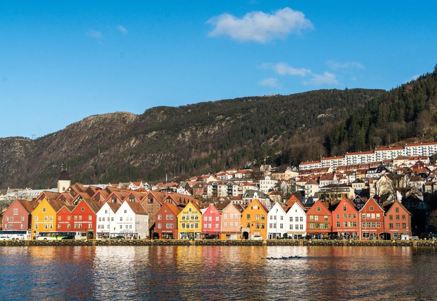 The harbor houses are the most beautiful part of Bergen