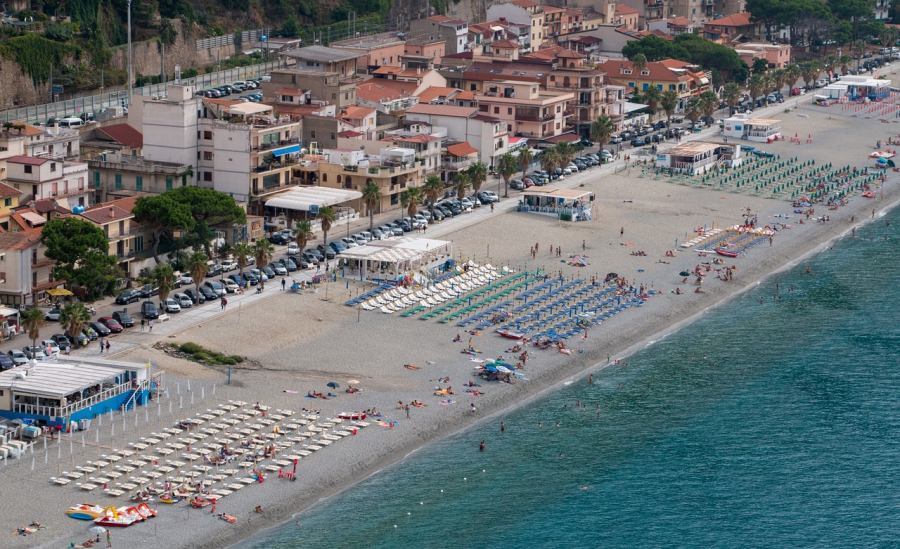 The city's beach is also very popular