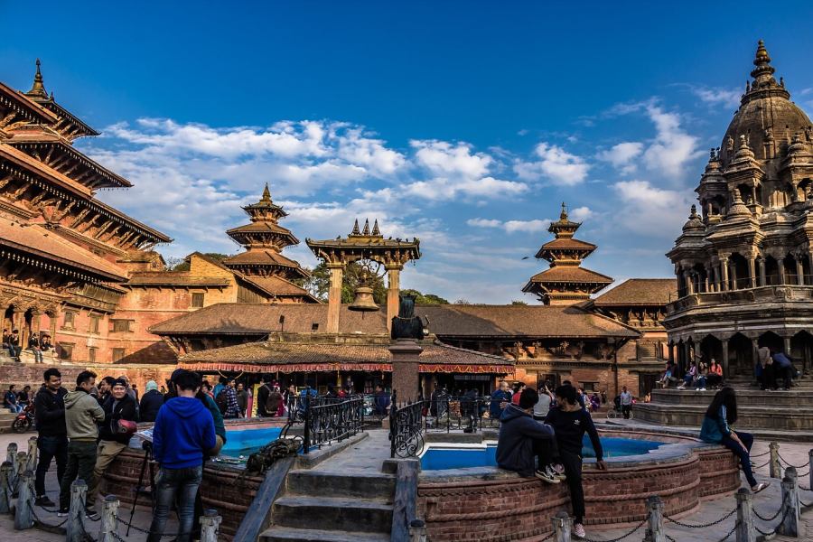 Main square in Kathmandu