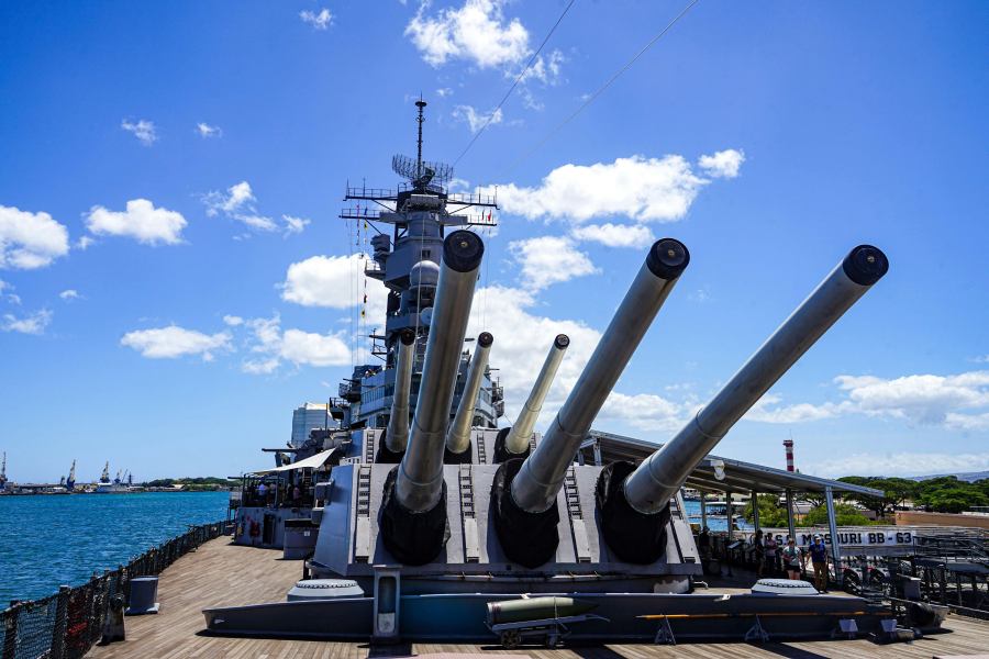 You can also tour the battleship