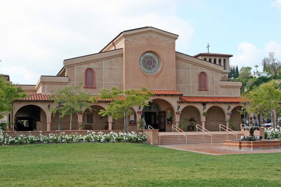 The frescoes inside are wonderful