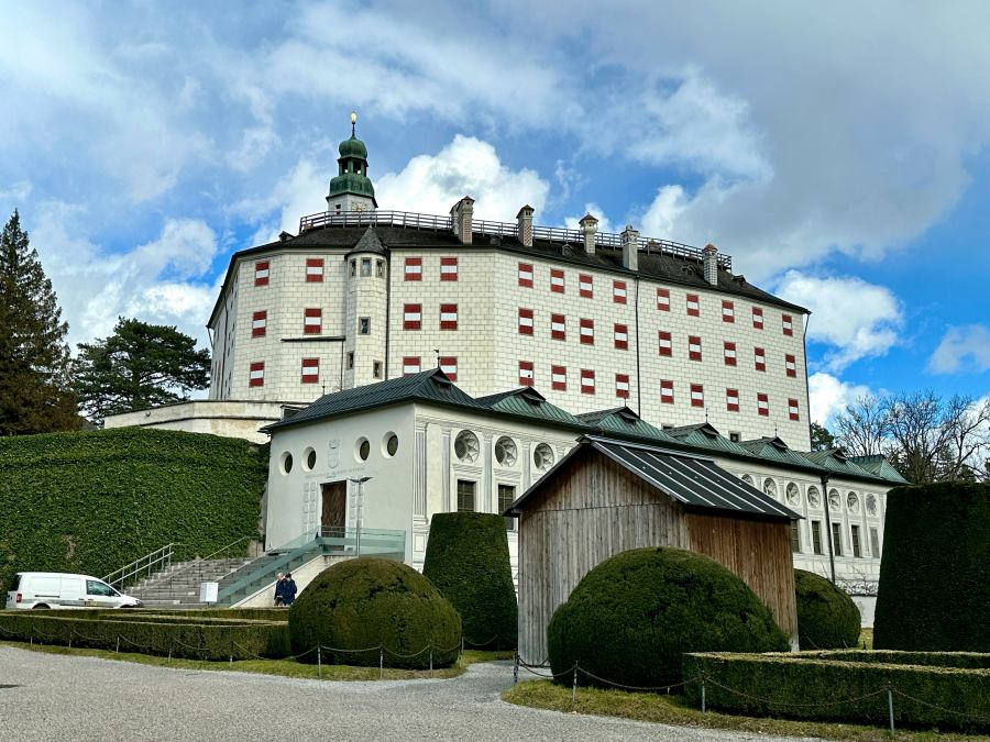 It is located near Innsbruck in a magnificent setting
