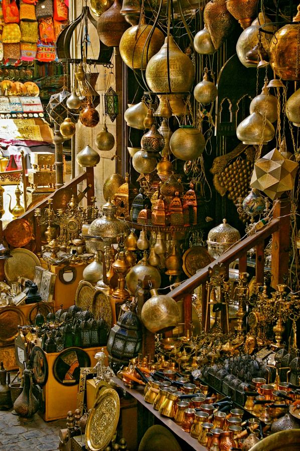 There are plenty of items for sale at the bazaar