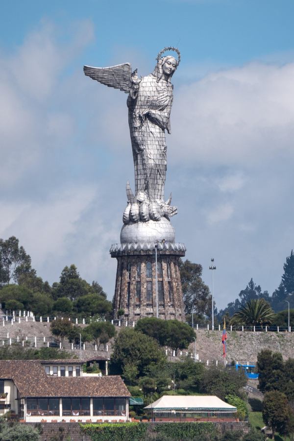 It stands on top of a hill